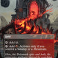 (329) Magic The Gathering Duskmourn: House of Horror: Extras Single: Blazemire Verge Holo Rare