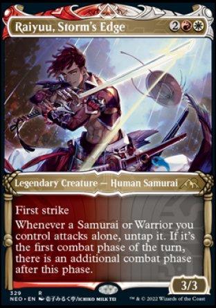 (329) Magic The Gathering Kamigawa: Neon Dynasty: Extras Single: Raiyuu, Storm's Edge (V.1)  Rare