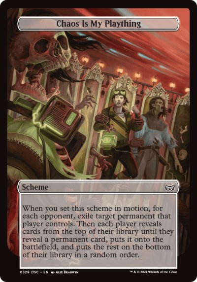(329) Magic The Gathering Commander: Duskmourn: House of Horror Single: Chaos Is My Plaything  Special