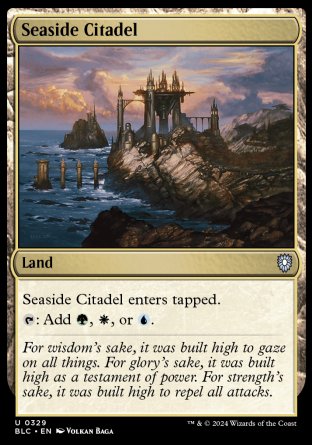 (329) Magic The Gathering Commander: Bloomburrow Single: Seaside Citadel  Uncommon