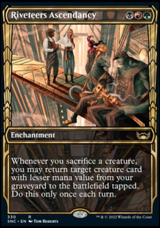 (330) Magic The Gathering Streets of New Capenna: Extras Single: Riveteers Ascendancy (V.1)  Rare