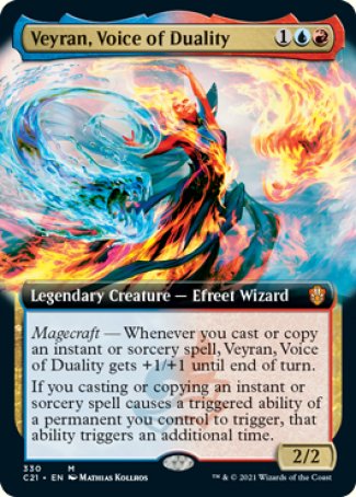 (330) Magic The Gathering Commander: Strixhaven: Extras Single: Veyran, Voice of Duality  Mythic
