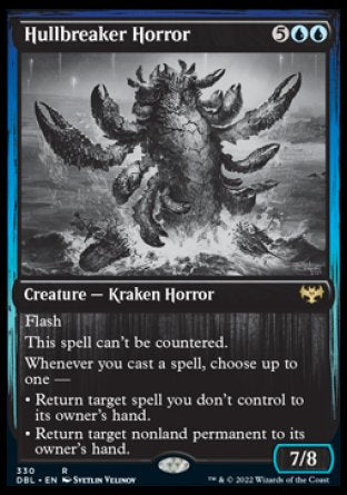 (330) Magic The Gathering Innistrad: Double Feature Single: Hullbreaker Horror  Rare