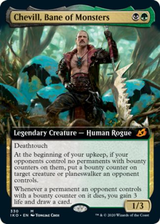(330) Magic The Gathering Ikoria: Lair of Behemoths: Extras Single: Chevill, Bane of Monsters  Mythic