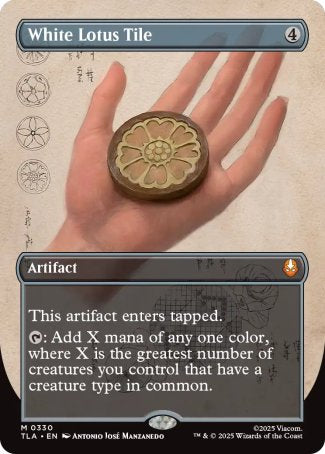 (330) Magic The Gathering Magic: The Gathering | Avatar: The Last Airbender: Extras Single: White Lotus Tile Holo Mythic