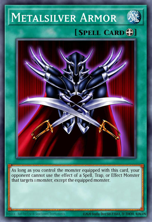 (037) YuGiOh TCG MFC: Magician's Force Single: Metalsilver Armor  Common