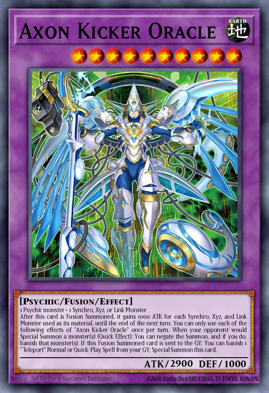 (037) YuGiOh TCG DOOD: Doom of Dimensions Single: Axon Kicker Oracle  Super Rare