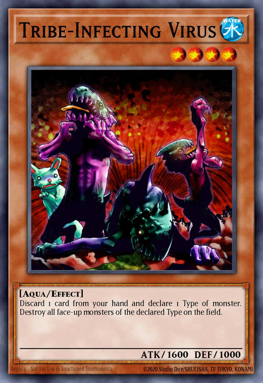 (076) YuGiOh TCG MFC: Magician's Force Single: Tribe-Infecting Virus  Super Rare