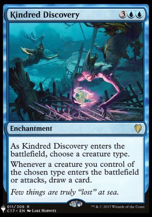 (011) Magic The Gathering The List Single: Kindred Discovery  Rare