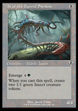 (331) Magic The Gathering Innistrad Remastered: Extras Single: It of the Horrid Swarm  Common
