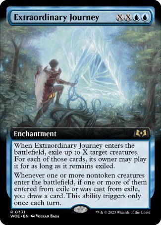 (331) Magic The Gathering Wilds of Eldraine: Extras Single: Extraordinary Journey  Rare