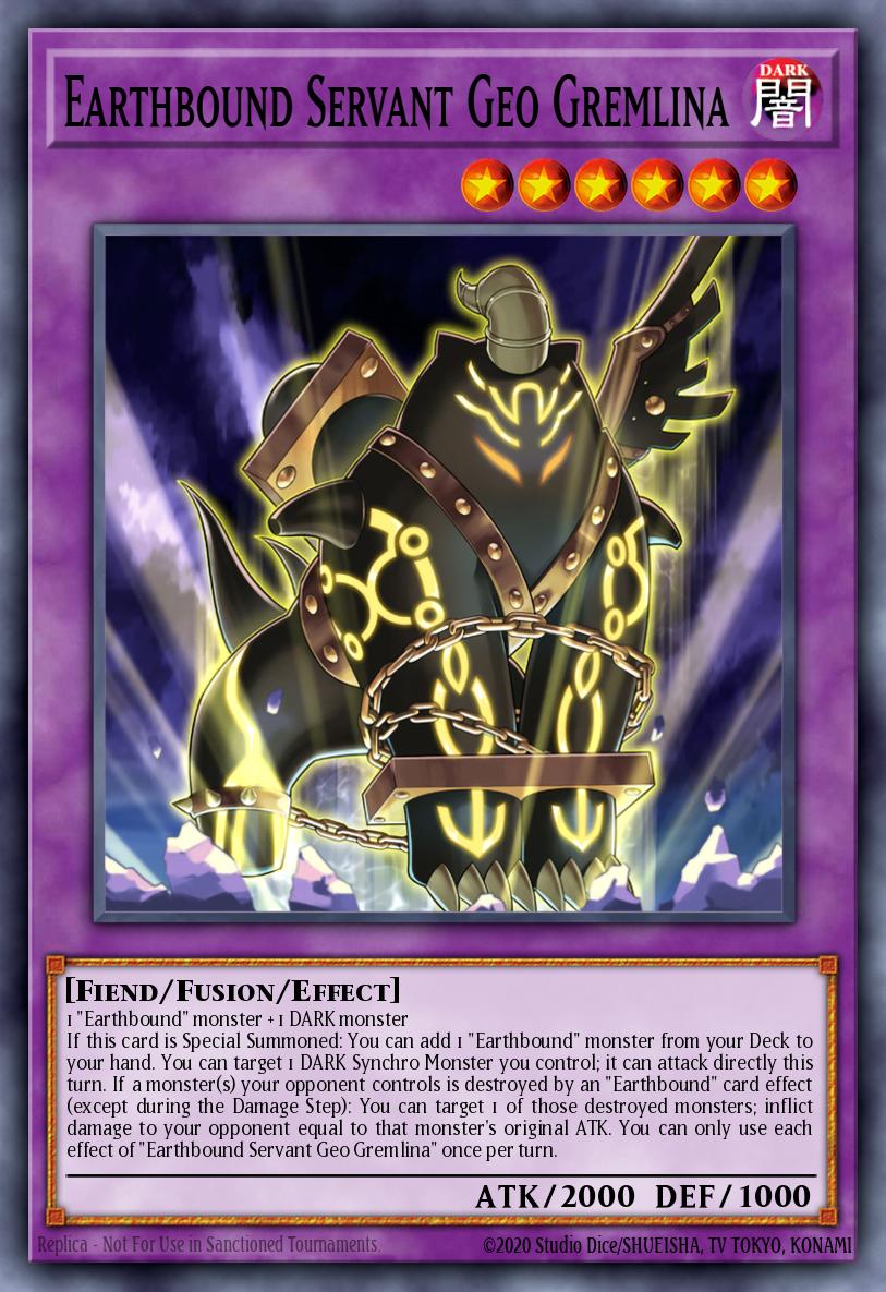 (238) YuGiOh TCG MP24: 25th Anniversary Tin: Dueling Mirrors Single: Earthbound Servant Geo Gremlina  Ultra Rare