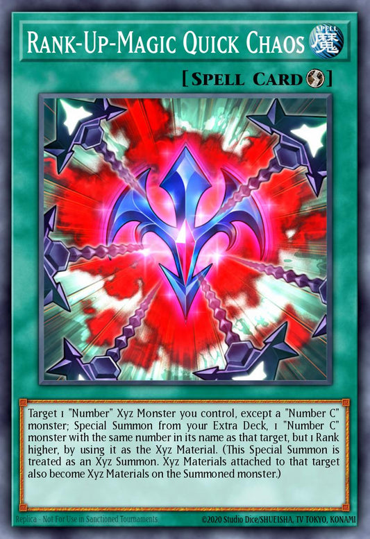 (044) YuGiOh TCG DLCS: Dragons of Legend: The Complete Series Single: Rank-Up-Magic Quick Chaos (V.2 - Ultra Rare)  Ultra Rare