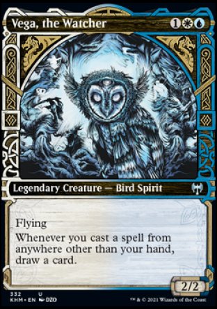 (332) Magic The Gathering Kaldheim: Extras Single: Vega, the Watcher  Uncommon