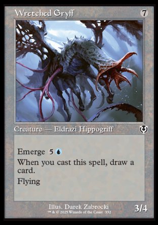 (332) Magic The Gathering Innistrad Remastered: Extras Single: Wretched Gryff Holo Common