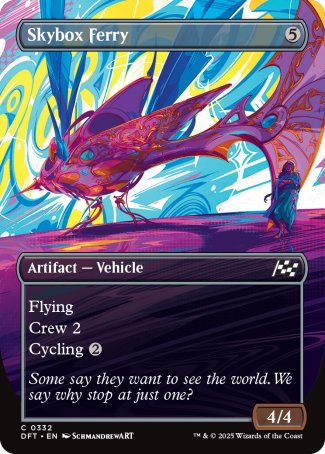 (332) Magic The Gathering Aetherdrift: Extras Single: Skybox Ferry Holo Common