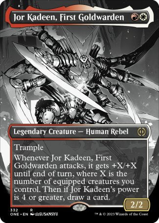 (332) Magic The Gathering Phyrexia: All Will Be One: Extras Single: Jor Kadeen, First Goldwarden (V.1)  Rare