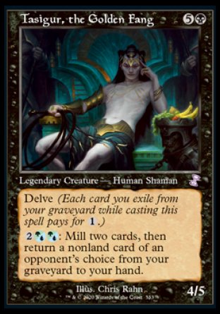 (333) Magic The Gathering Time Spiral Remastered: Extras Single: Tasigur, the Golden Fang  Time Shifted