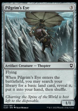 (333) Magic The Gathering Commander Legends: Battle for Baldur's Gate Single: Pilgrim's Eye Holo Common