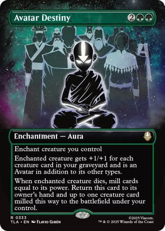 (333) Magic The Gathering Magic: The Gathering | Avatar: The Last Airbender: Extras Single: Avatar Destiny  Rare