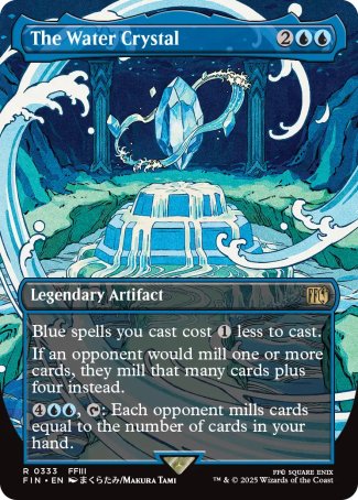 (333) Magic The Gathering Magic: The Gathering - FINAL FANTASY: Extras Single: The Water Crystal  Rare