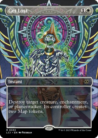 (333) Magic The Gathering The Lost Caverns of Ixalan: Extras Single: Get Lost  Rare