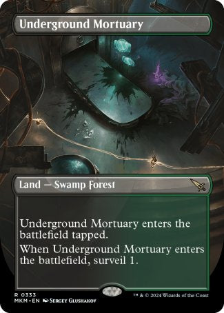 (333) Magic The Gathering Murders at Karlov Manor: Extras Single: Underground Mortuary Holo Rare