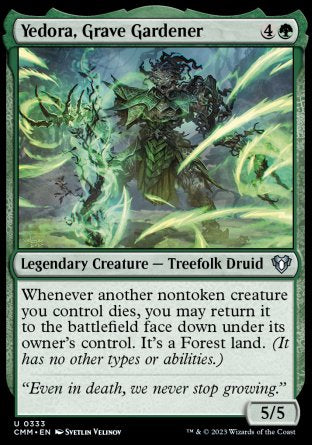 (333) Magic The Gathering Commander Masters Single: Yedora, Grave Gardener Holo Uncommon