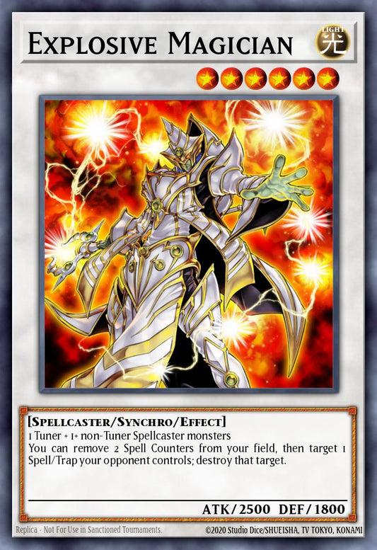 (044) YuGiOh TCG SOVR: Stardust Overdrive Single: Explosive Magician (V.2 - Ultimate Rare)  Ultimate Rare