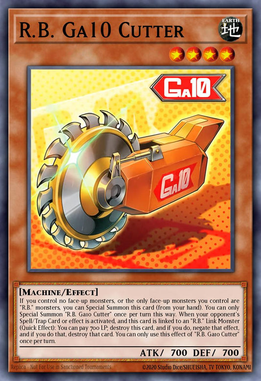 (DUAD091) YuGiOh TCG Duelist’s Advance Single: R.B. Ga10 Cutter  Super Rare