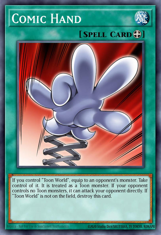 (077) YuGiOh TCG DLCS: Dragons of Legend: The Complete Series Single: Comic Hand (V.3 - Ultra Rare)  Ultra Rare