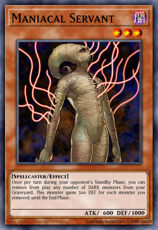 (085) YuGiOh TCG LODT: Light of Destruction Single: Maniacal Servant (V.2 - Rare)  Rare