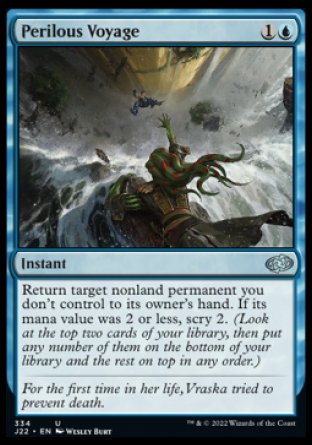 (334) Magic The Gathering Jumpstart 2022 Single: Perilous Voyage  Uncommon