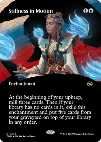 (334) Magic The Gathering Tarkir: Dragonstorm: Extras Single: Stillness in Motion Holo Rare