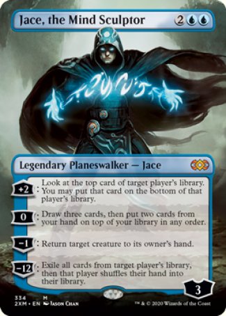 (334) Magic The Gathering Double Masters: Extras Single: Jace, the Mind Sculptor  Mythic