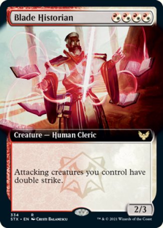(334) Magic The Gathering Strixhaven: School of Mages: Extras Single: Blade Historian Holo Rare