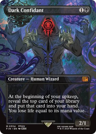 (334) Magic The Gathering Magic: The Gathering - FINAL FANTASY: Extras Single: Dark Confidant  Mythic