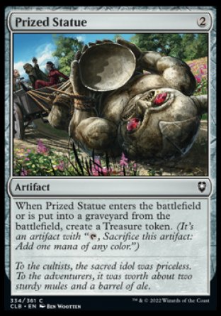 (334) Magic The Gathering Commander Legends: Battle for Baldur's Gate Single: Prized Statue  Common