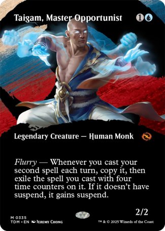 (335) Magic The Gathering Tarkir: Dragonstorm: Extras Single: Taigam, Master Opportunist Holo Mythic