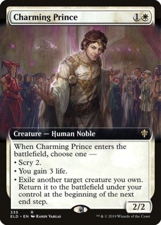 (335) Magic The Gathering Throne of Eldraine: Extras Single: Charming Prince  Rare