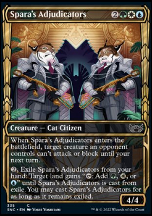 (335) Magic The Gathering Streets of New Capenna: Extras Single: Spara's Adjudicators (V.1)  Common