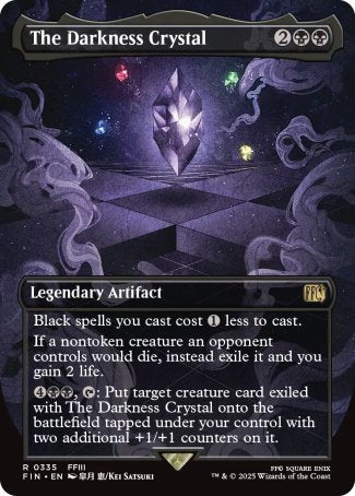 (335) Magic The Gathering Magic: The Gathering - FINAL FANTASY: Extras Single: The Darkness Crystal  Rare