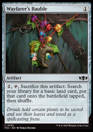 (335) Magic The Gathering Commander: Tarkir: Dragonstorm Single: Wayfarer's Bauble  Common