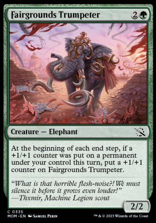 (335) Magic The Gathering March of the Machine: Extras Single: Fairgrounds Trumpeter  Common