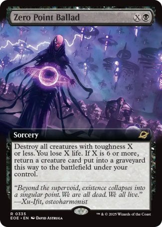 (335) Magic The Gathering Edge of Eternities: Extras Single: Zero Point Ballad  Rare
