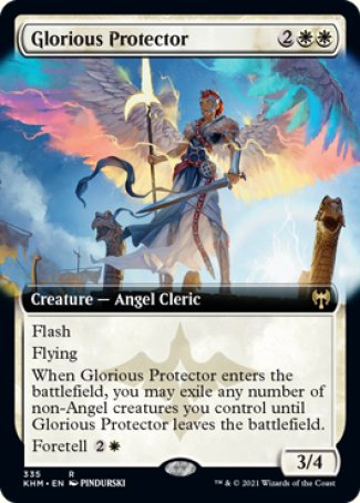 (335) Magic The Gathering Kaldheim: Extras Single: Glorious Protector Holo Rare