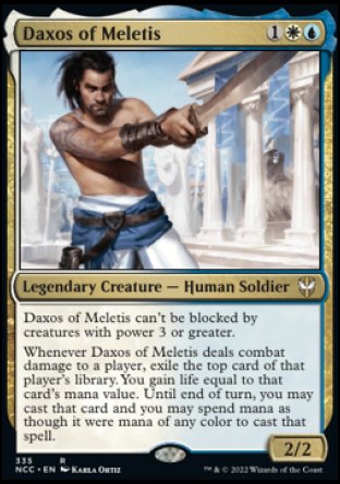 (335) Magic The Gathering Commander: Streets of New Capenna Single: Daxos of Meletis  Rare