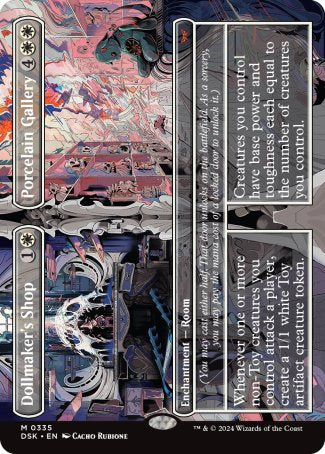 (335) Magic The Gathering Duskmourn: House of Horror: Extras Single: Dollmaker's Shop // Porcelain Gallery  Mythic