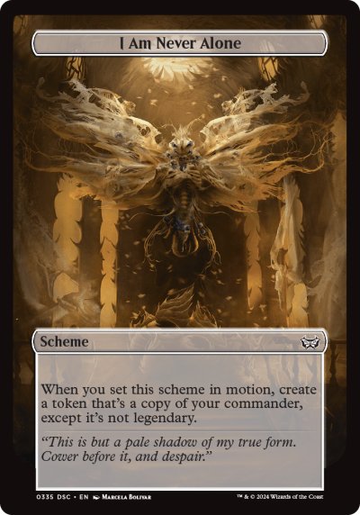 (335) Magic The Gathering Commander: Duskmourn: House of Horror Single: I Am Never Alone  Special