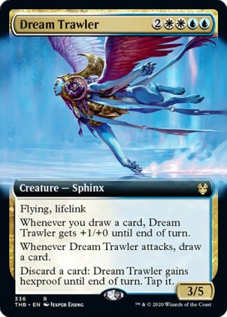 (336) Magic The Gathering Theros Beyond Death: Extras Single: Dream Trawler Holo Rare